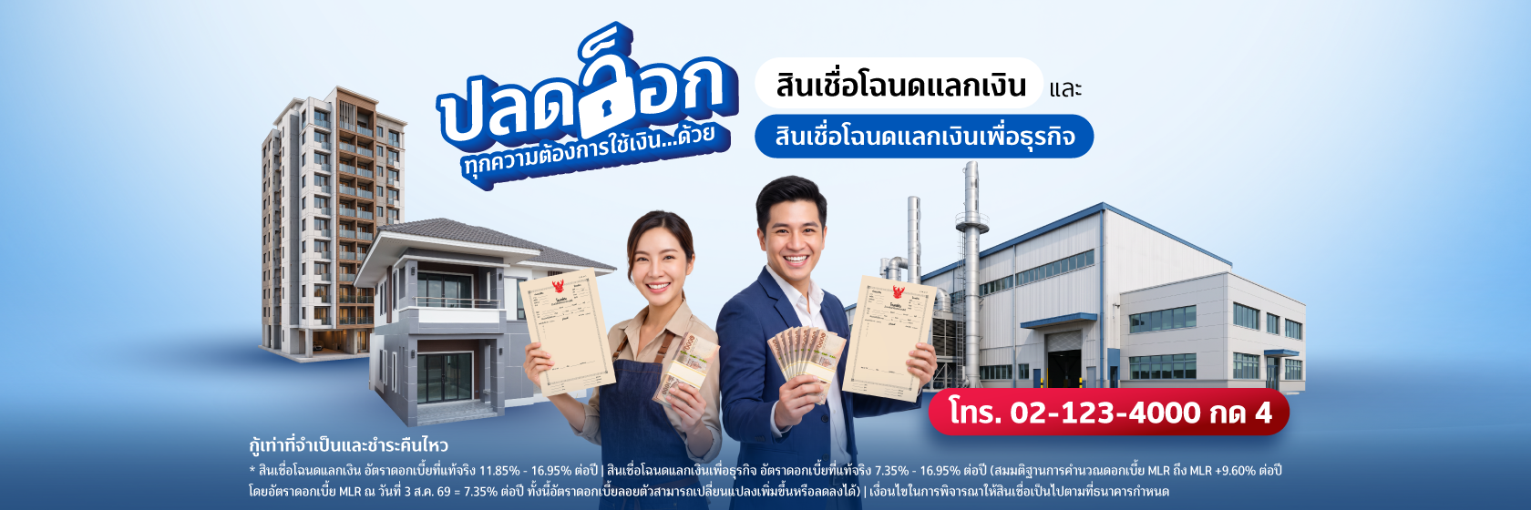 สินเชื่อโฉนดแลกเงิน